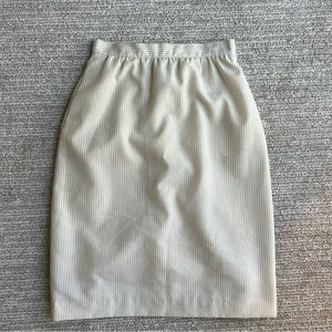 Vintage striped high waist skirt